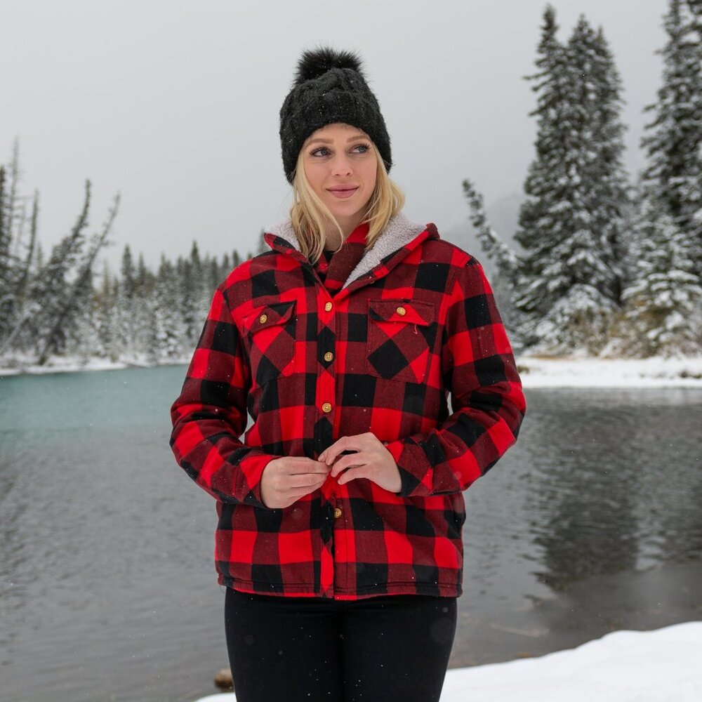 Rocky Mountain Flannel Sherpa Coat - Picture 2 of 10